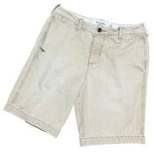Abercrombie & Fitch Men's Tan Shorts Size 32